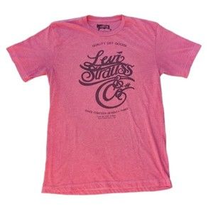 Red Levi's Logo Casual T-Shirt